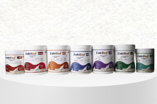 The Entrifed range of specialised nutrition packs